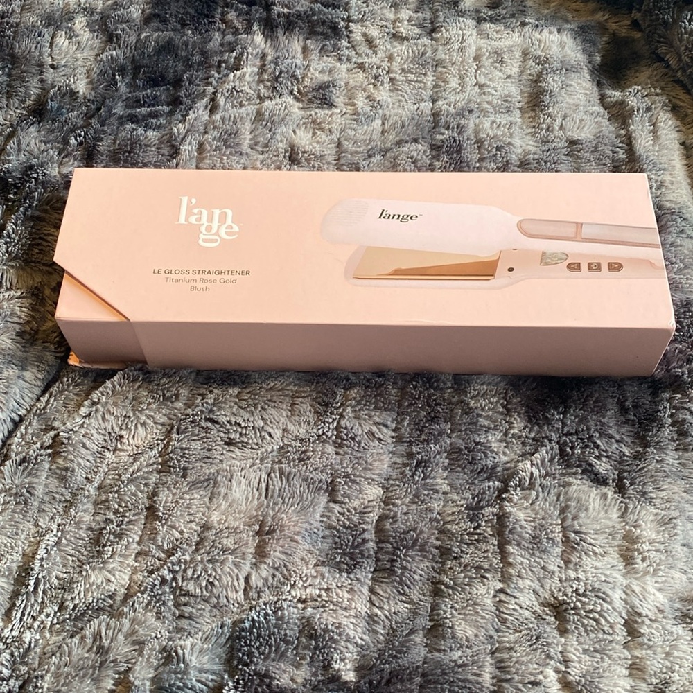L’ange Le Gloss Straightener - Titanium Rose Gold Blush